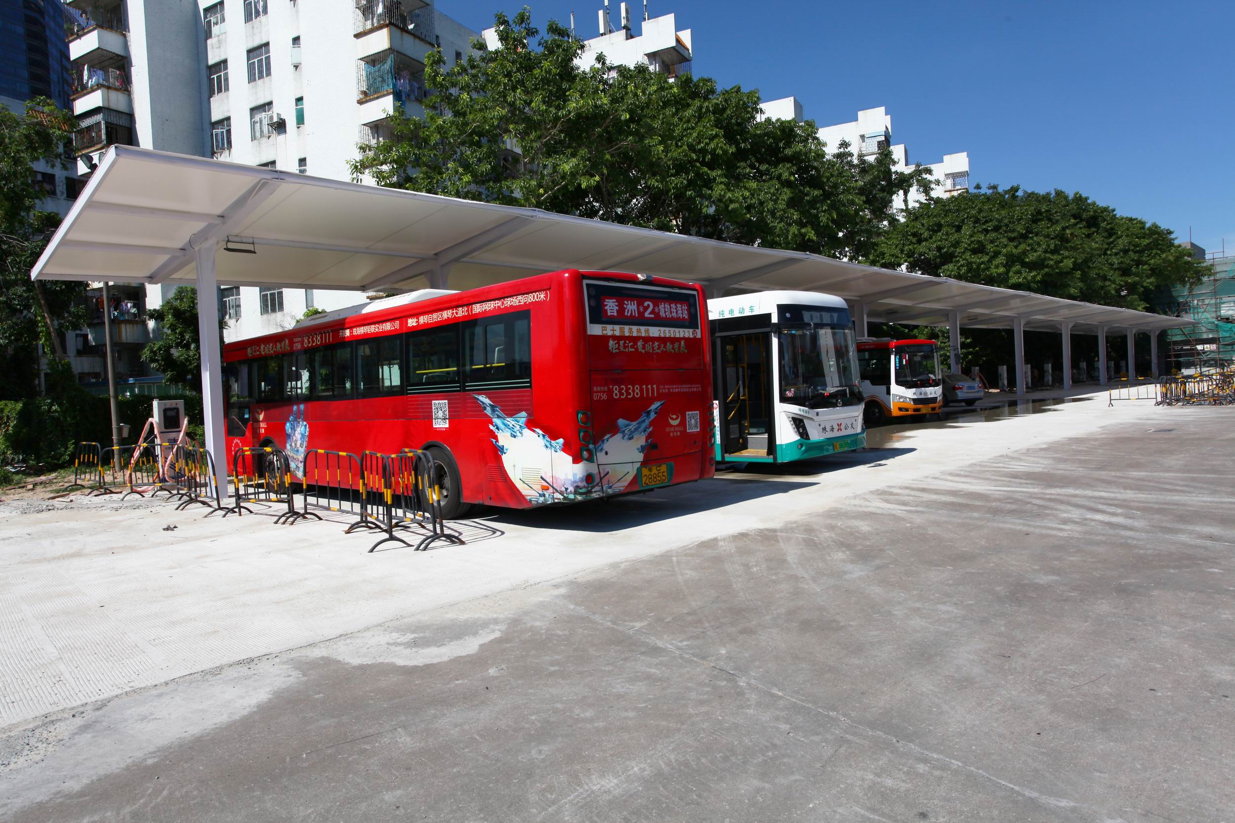 Zhuhai Yuehaixi comprehensive parking lot bus station and other charging station project